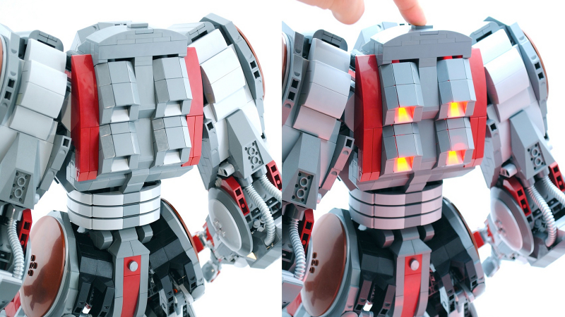 Illustration for article titled This is the greatest Lego mecha I've ever seen
